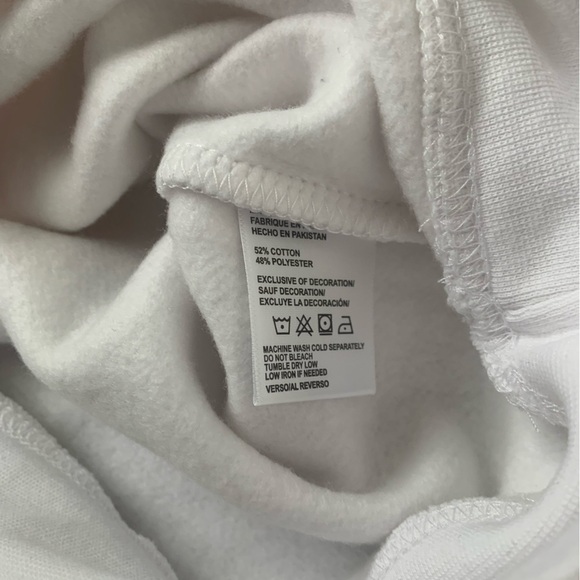 Pacific and Co Trick or Treat Halloween Sweatshirt - Size S - White/Orange - NWT - Picture 8 of 9